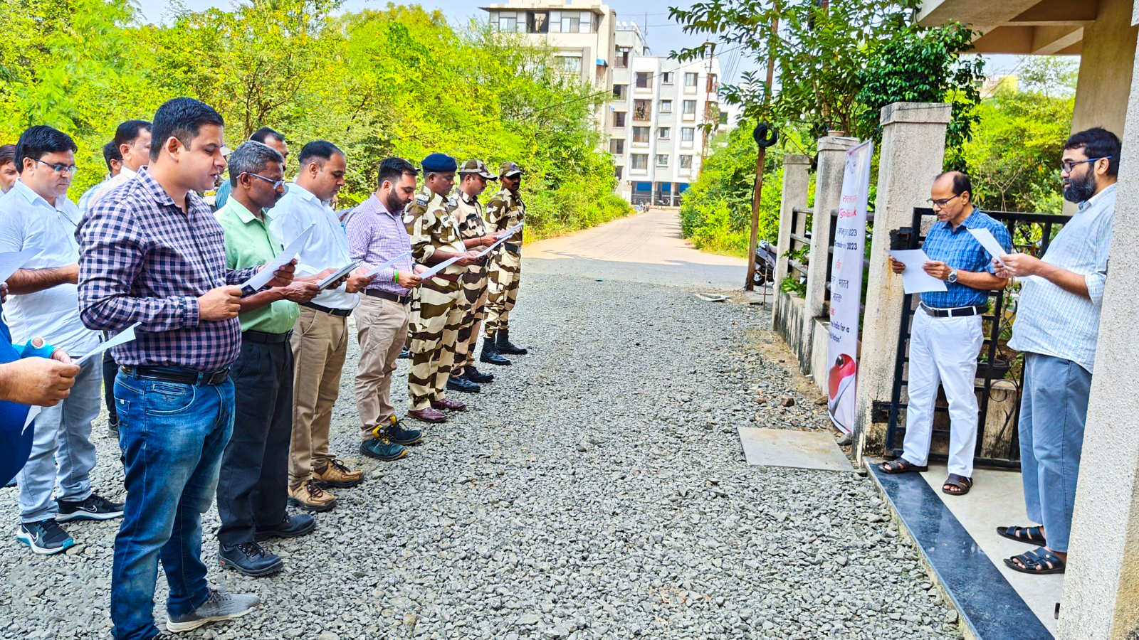 Pledge Taking Ceremony on the occasion of Vigilance Awareness Week 2023 at site office